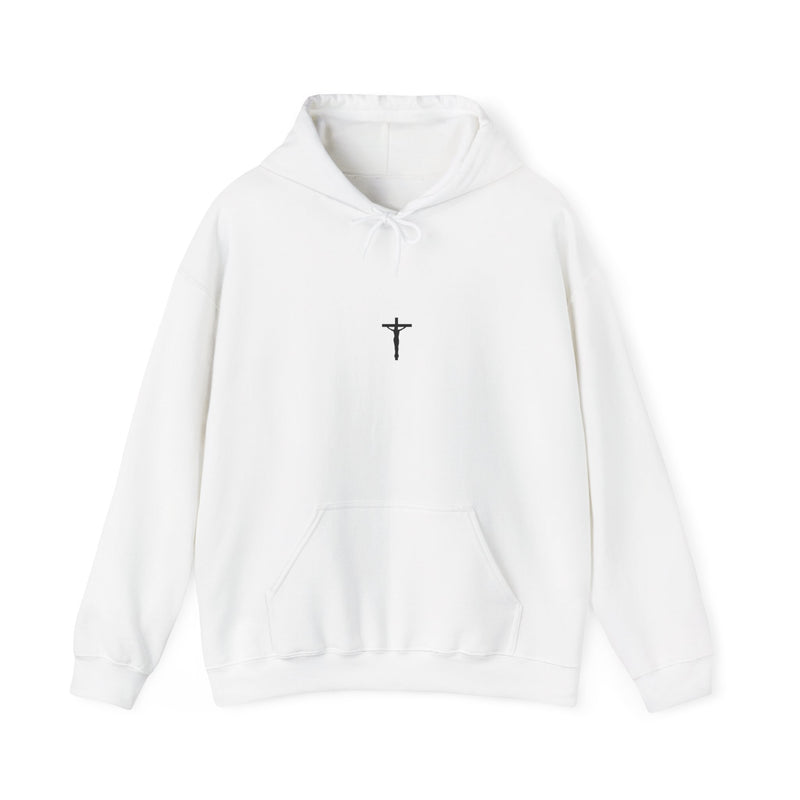 Jesus Is King Hoodie – Christian Faith Pullover with Prayer Artwork