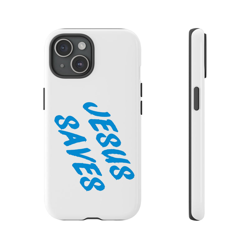 Jesus Saves Phone Case – Bold Faith, Modern Protection