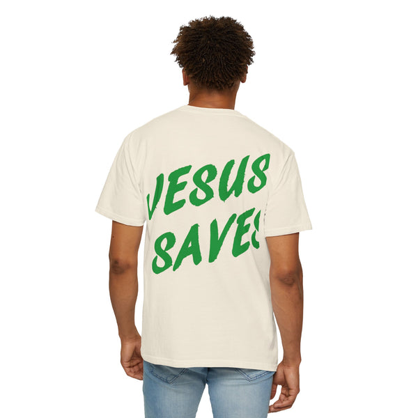 Jesus Saves T-Shirt – Bold Christian Streetwear | Faith Graphic Tee | Religious Gift for Believers
