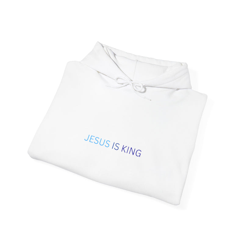 Jesus Is King Hoodie – Faith Pullover with Prayer Design