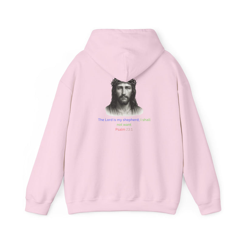 “The Lord Is My Shepherd Sweatshirt – Psalm 23:1 Faith Design”