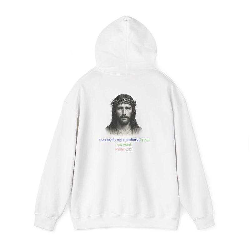 “The Lord Is My Shepherd Sweatshirt – Psalm 23:1 Faith Design”