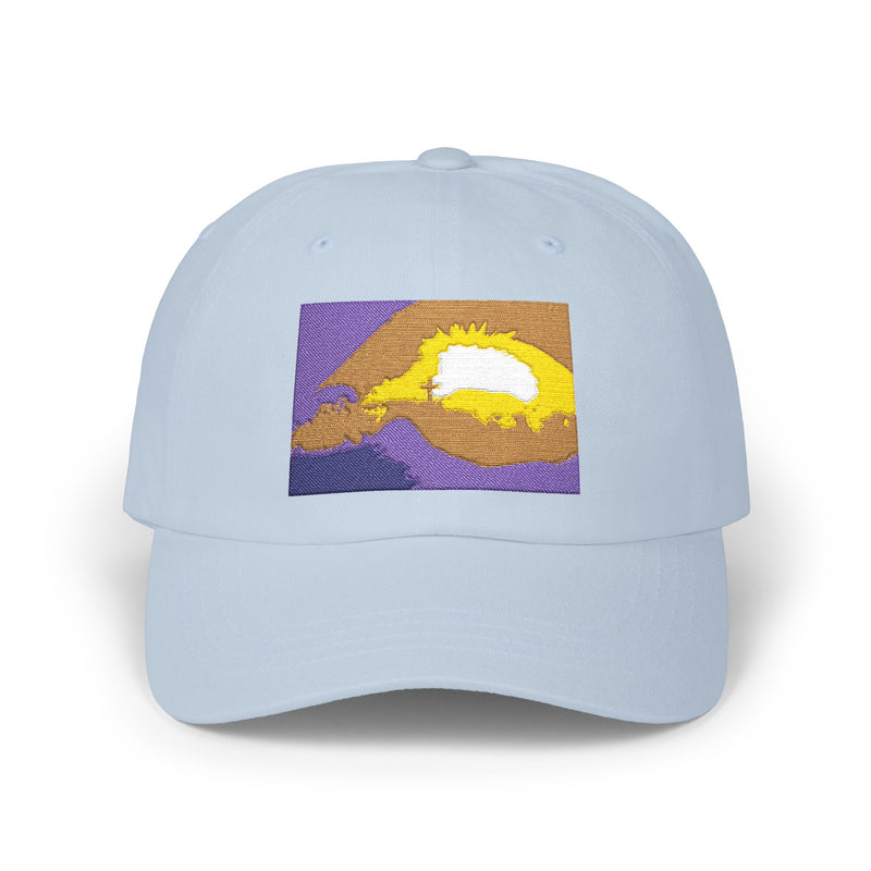 Island Sunset Embroidered Ha