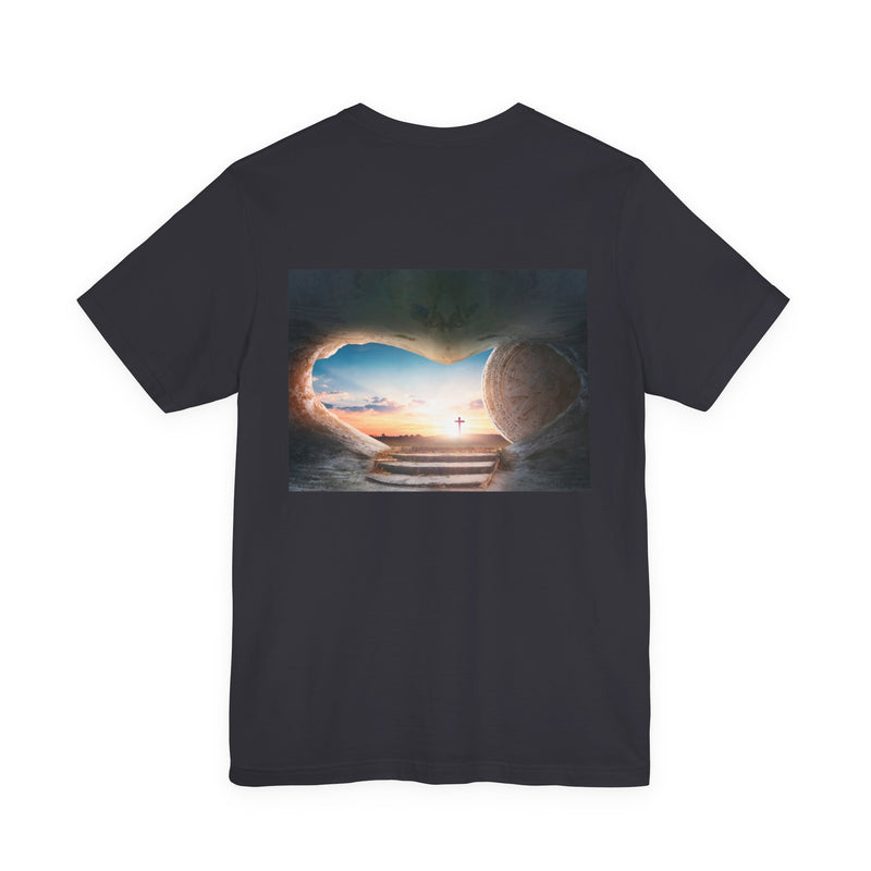 “The Empty Tomb – He Is Risen” Christian T-Shirt | Faith-Based Resurrection Tee