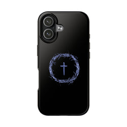 Crown of Thorns Cross Phone Case – Faith in Every Detail