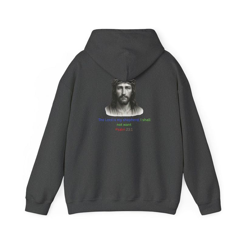 “The Lord Is My Shepherd Sweatshirt – Psalm 23:1 Faith Design”