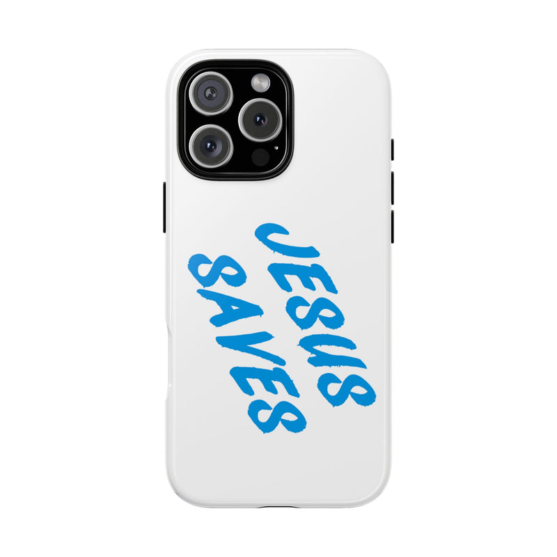 Jesus Saves Phone Case – Bold Faith, Modern Protection