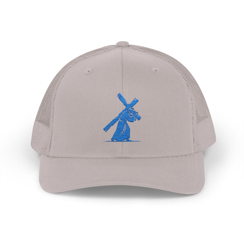 Jesus Carrying the Cross Trucker Hat – Christian Faith Cap