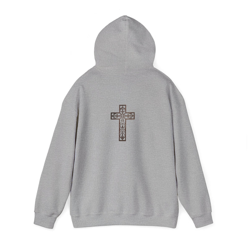Faith Cross – Double-Sided Christian Hoodie