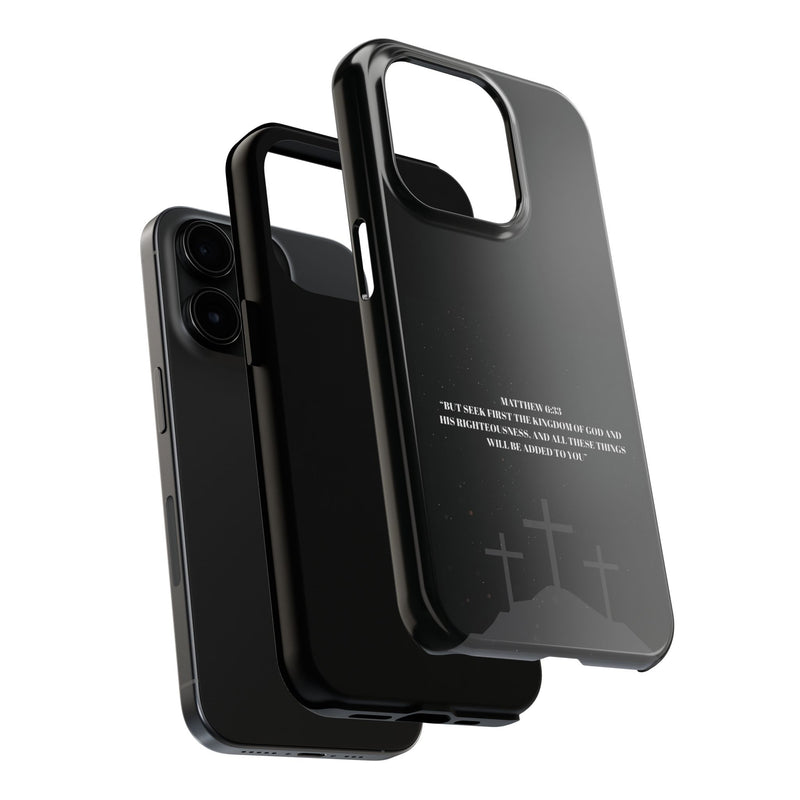 Phone Case - Matthew 6:33 Christian Design