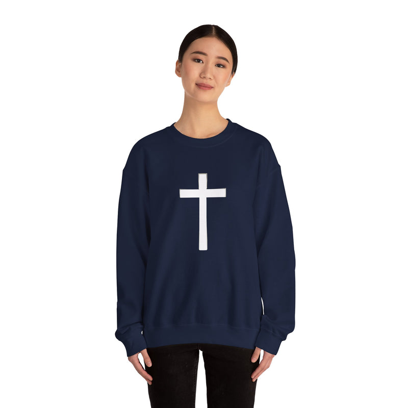 ✝️ Faith Cross Long Sleeve — Bold Front. Powerful Message.