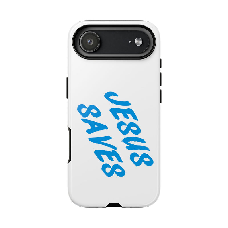Jesus Saves Phone Case – Bold Faith, Modern Protection