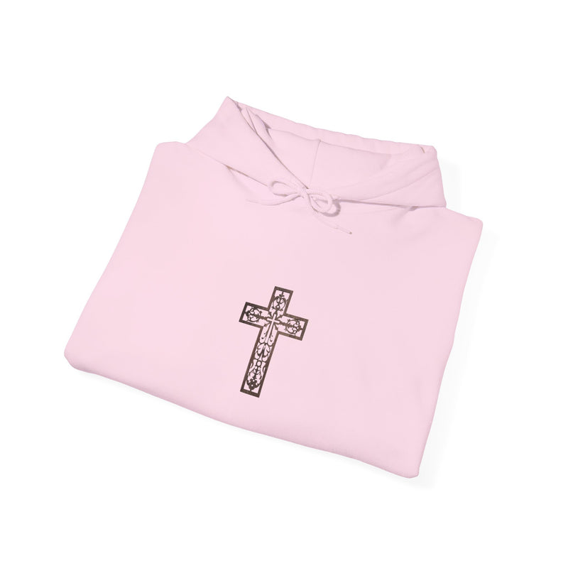 Faith Cross – Double-Sided Christian Hoodie