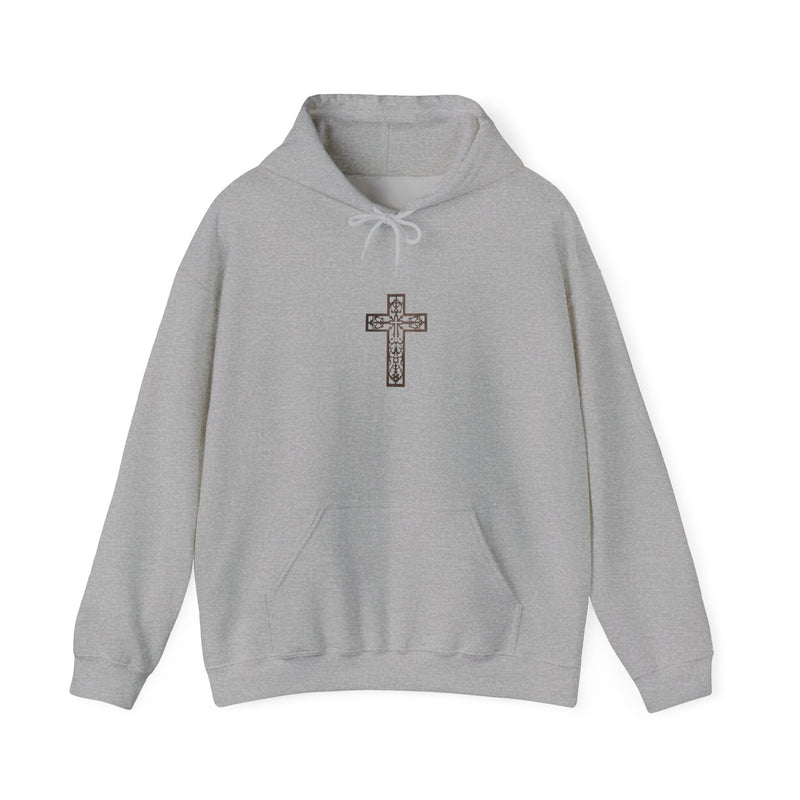 Faith Cross – Double-Sided Christian Hoodie