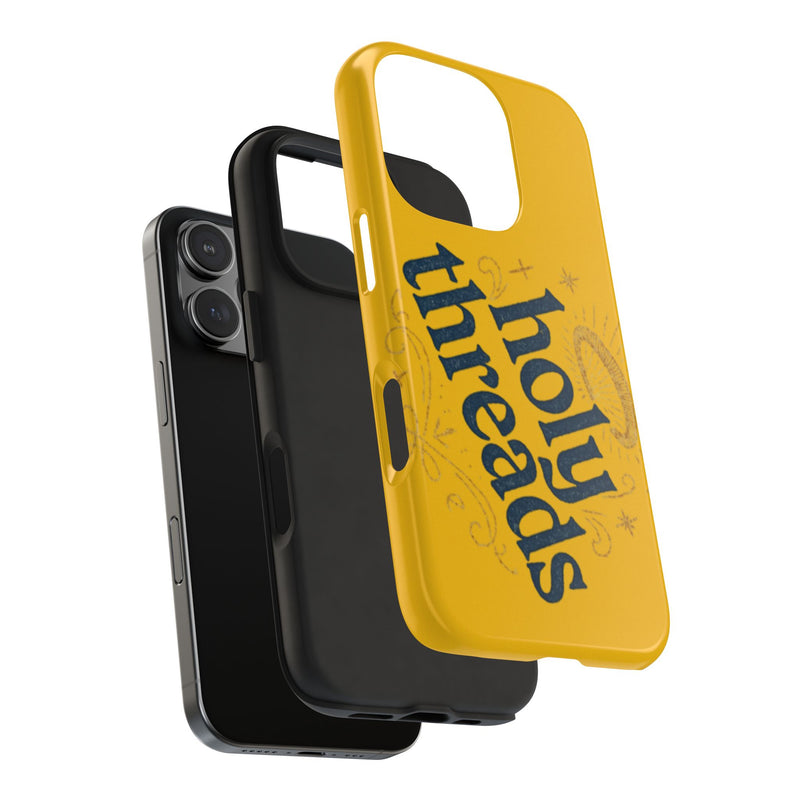 Tough Phone Cases with Holy Threads Design, Durable Cases, Religious Gifts, Aesthetic Phone Covers, Stylish Accessories