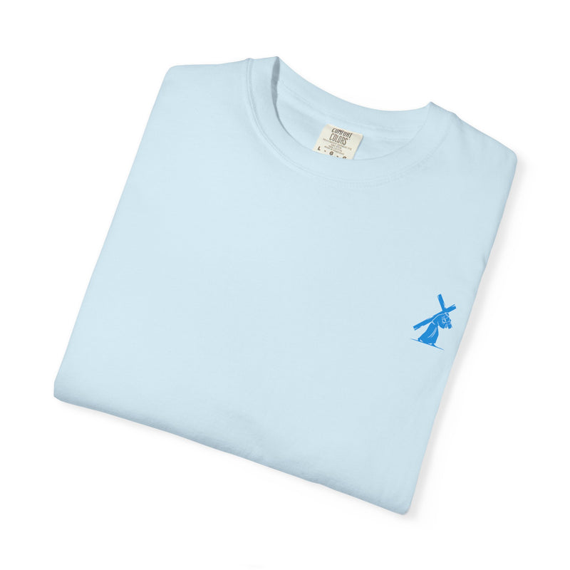 Sunrise Cross T-Shirt – Christian Faith Tee with Jesus Carrying the Cross
