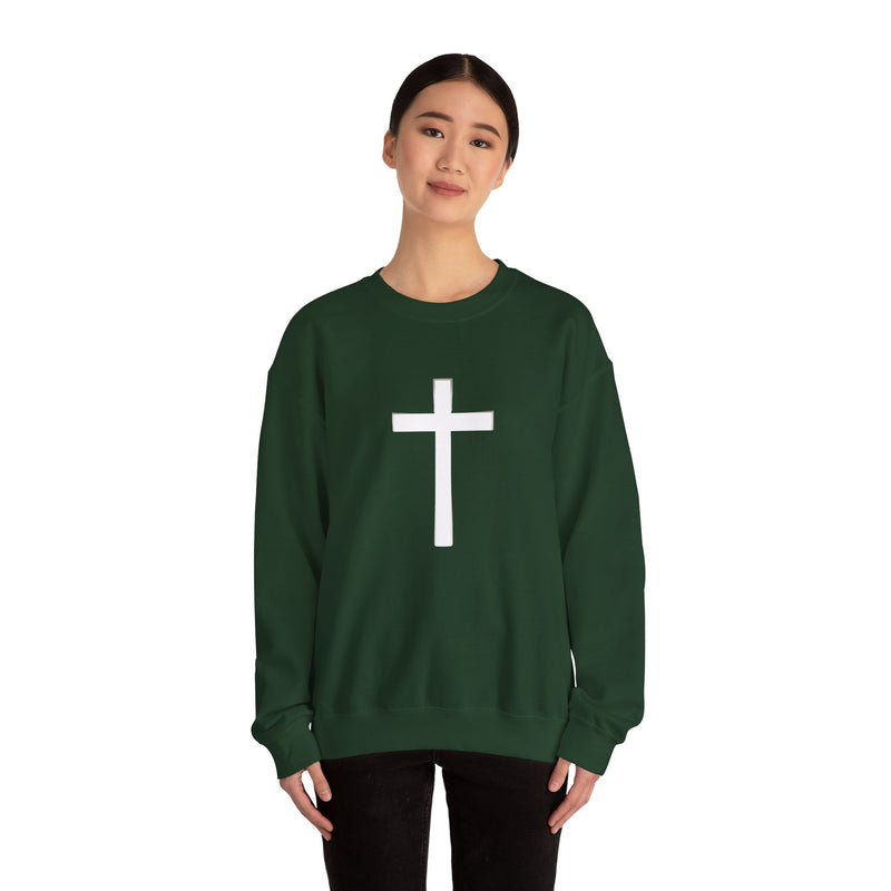 ✝️ Faith Cross Long Sleeve — Bold Front. Powerful Message.