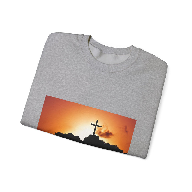 Sunrise Cross Sweatshirt – Christian Faith Pullover
