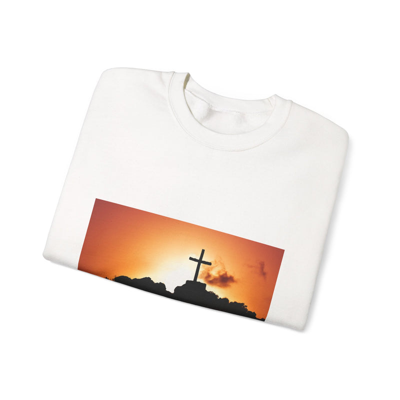 Sunrise Cross Sweatshirt – Christian Faith Pullover