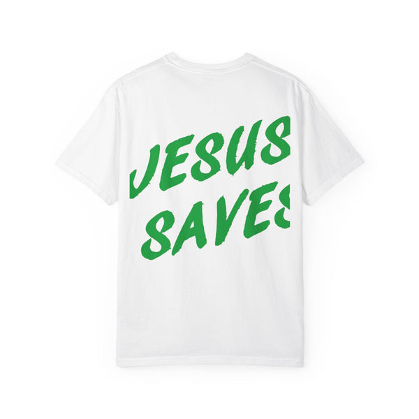 Jesus Saves T-Shirt – Bold Christian Streetwear | Faith Graphic Tee | Religious Gift for Believers