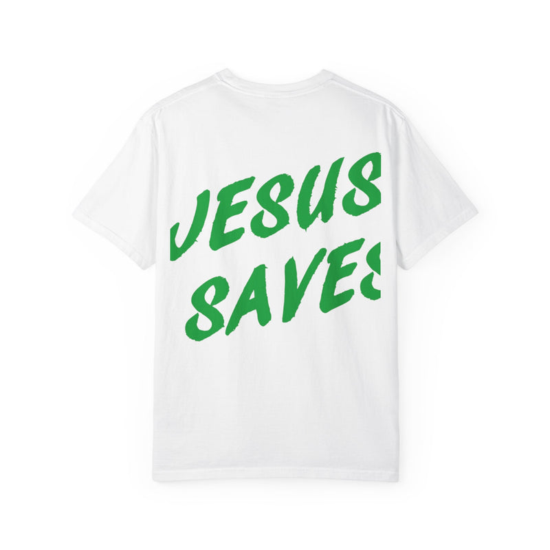 Jesus Saves T-Shirt – Bold Christian Streetwear | Faith Graphic Tee | Religious Gift for Believers