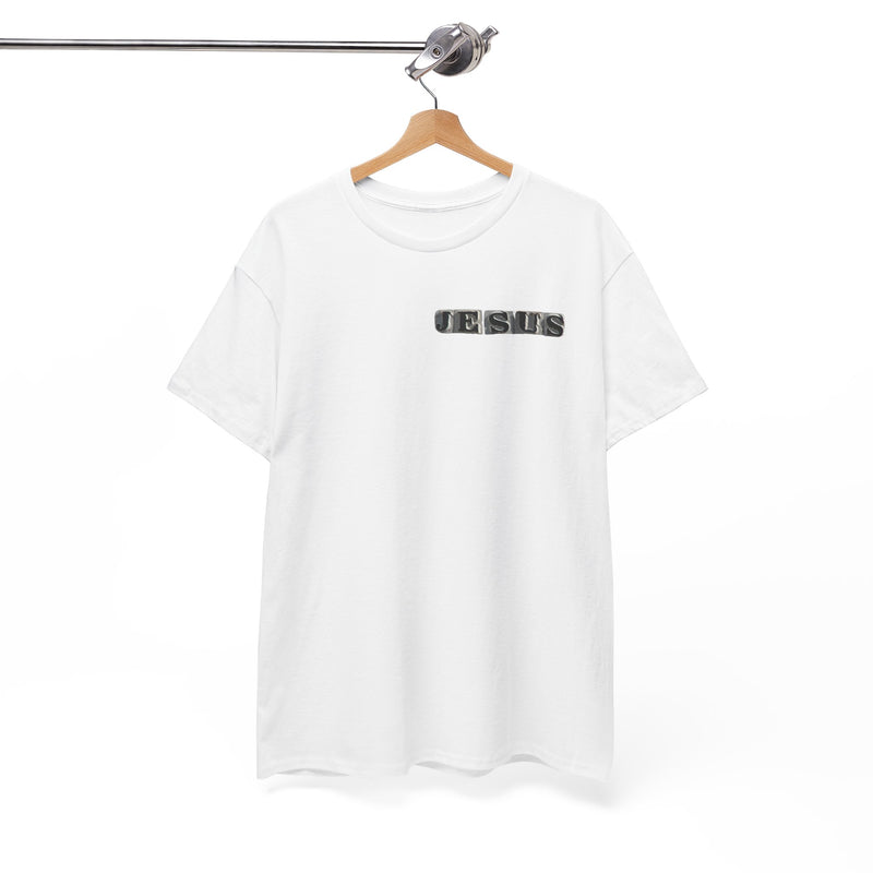 Jesus Graphic T-Shirt - Faith-Inspired Streetwear | Christian Cross Tee with Front & Back Design | Religious Gift for Believers