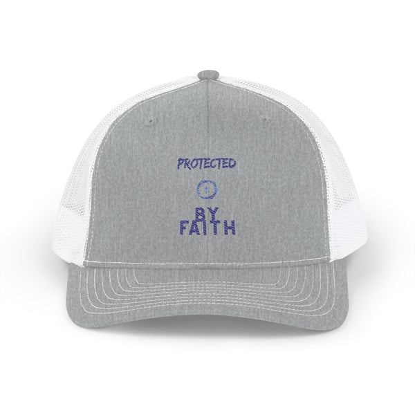 Protected by Faith – Two-Tone Christian Trucker Hat