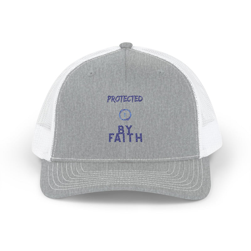 Protected by Faith – Two-Tone Christian Trucker Hat