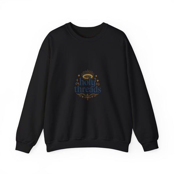 Holy Threads "Jesus Praying" Sweatshirt - Christian Crewneck | Faith-Based Apparel | Religious Streetwear for Believers