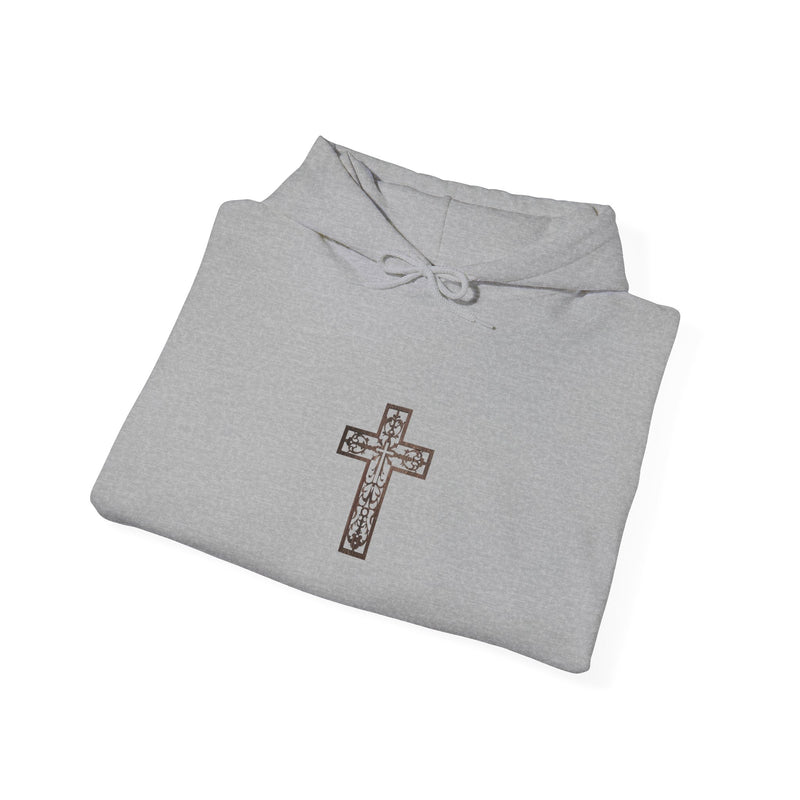Faith Cross – Double-Sided Christian Hoodie