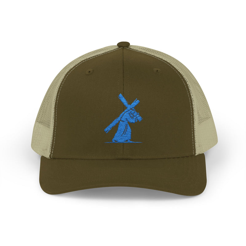 Jesus Carrying the Cross Trucker Hat – Christian Faith Cap