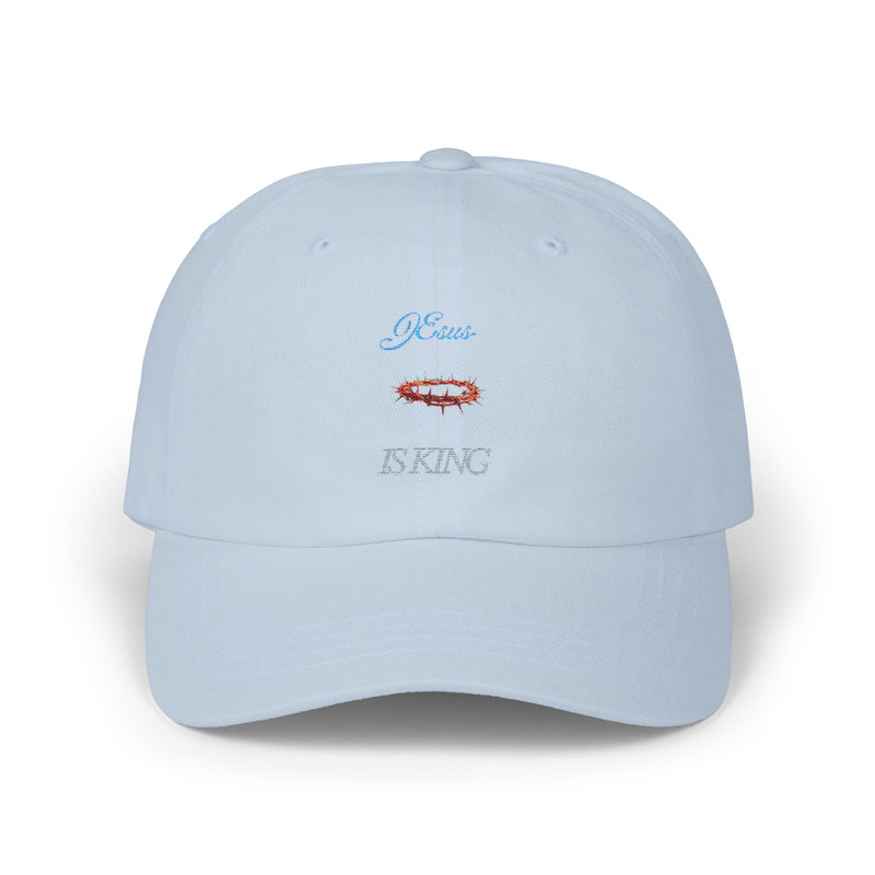 Classic Dad Cap - Jesus is King, Casual Hat, Religious Gift, Unisex Style, Everyday Wear, Faith-Based Accessory