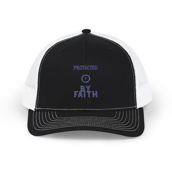 Protected by Faith – Two-Tone Christian Trucker Hat