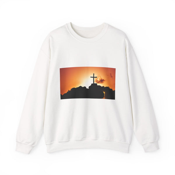 Sunrise Cross Sweatshirt – Christian Faith Pullover