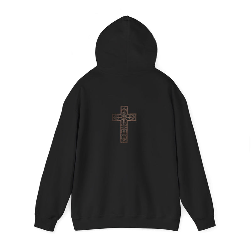 Faith Cross – Double-Sided Christian Hoodie