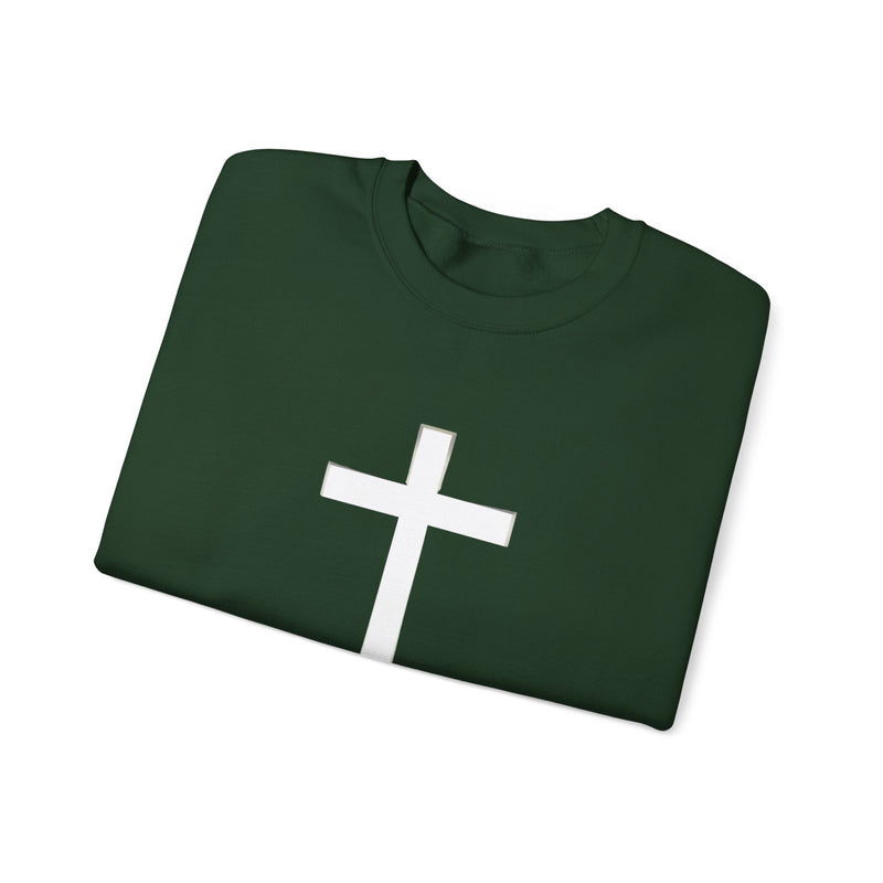 ✝️ Faith Cross Long Sleeve — Bold Front. Powerful Message.