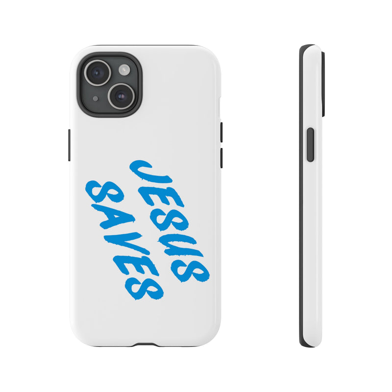 Jesus Saves Phone Case – Bold Faith, Modern Protection