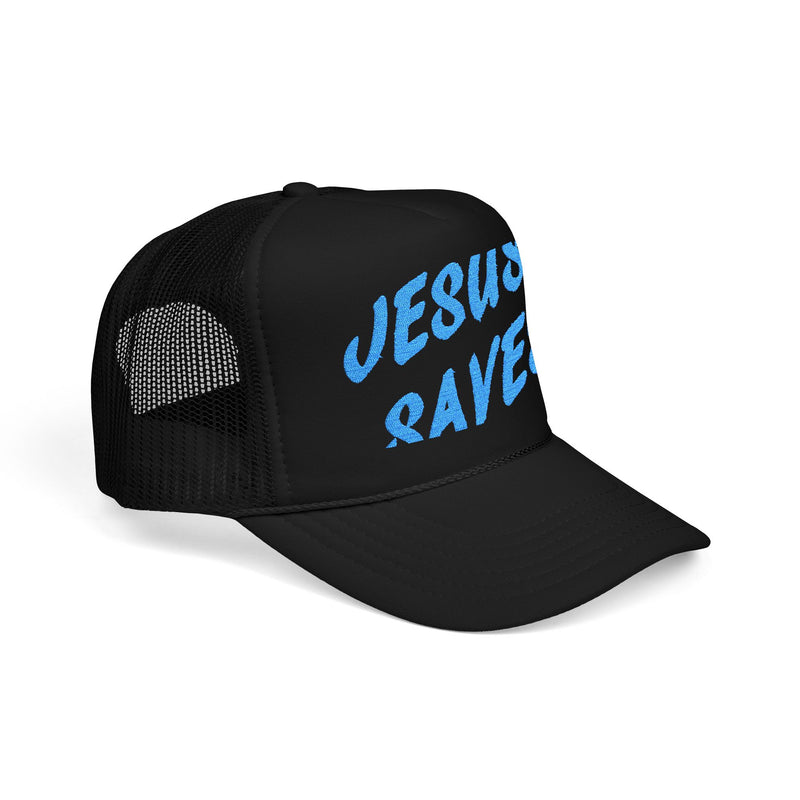 Jesus Saves Trucker Hat – Christian Streetwear Cap | Faith-Based Snapback | Religious Apparel for Men & Women