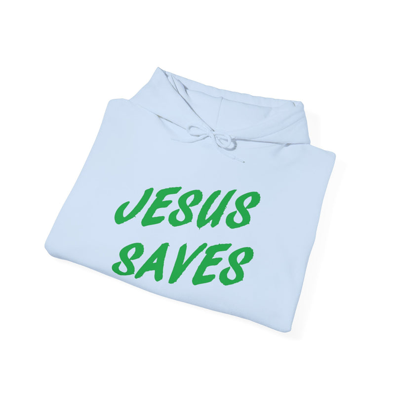 Jesus Saves Hoodie – Christian Faith Sweatshirt