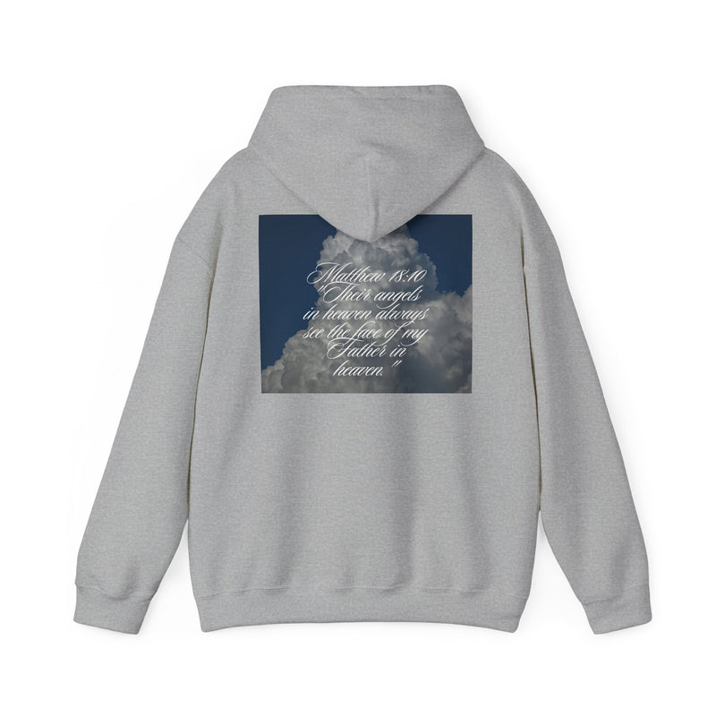Matthew 18:10 Scripture Cloud Sweatshirt – Christian Bible Verse Pullover