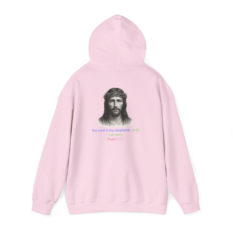“The Lord Is My Shepherd Sweatshirt – Psalm 23:1 Faith Design”