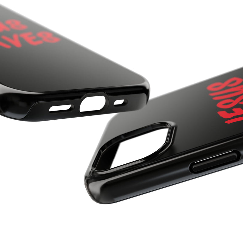 Jesus Saves Tough Phone Case - Christian Phone Cover for Protection, Faith-Based Gift, Inspirational Case, Customizable Design, [...]