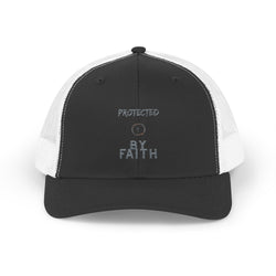 Protected by Faith – Christian Trucker Hat