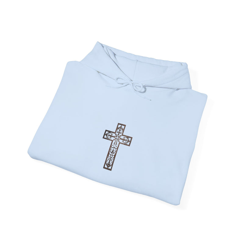 Faith Cross – Double-Sided Christian Hoodie
