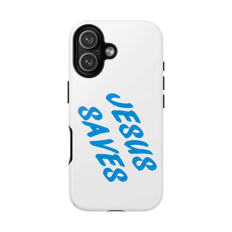 Jesus Saves Phone Case – Bold Faith, Modern Protection
