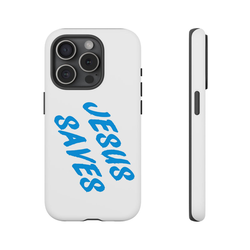 Jesus Saves Phone Case – Bold Faith, Modern Protection