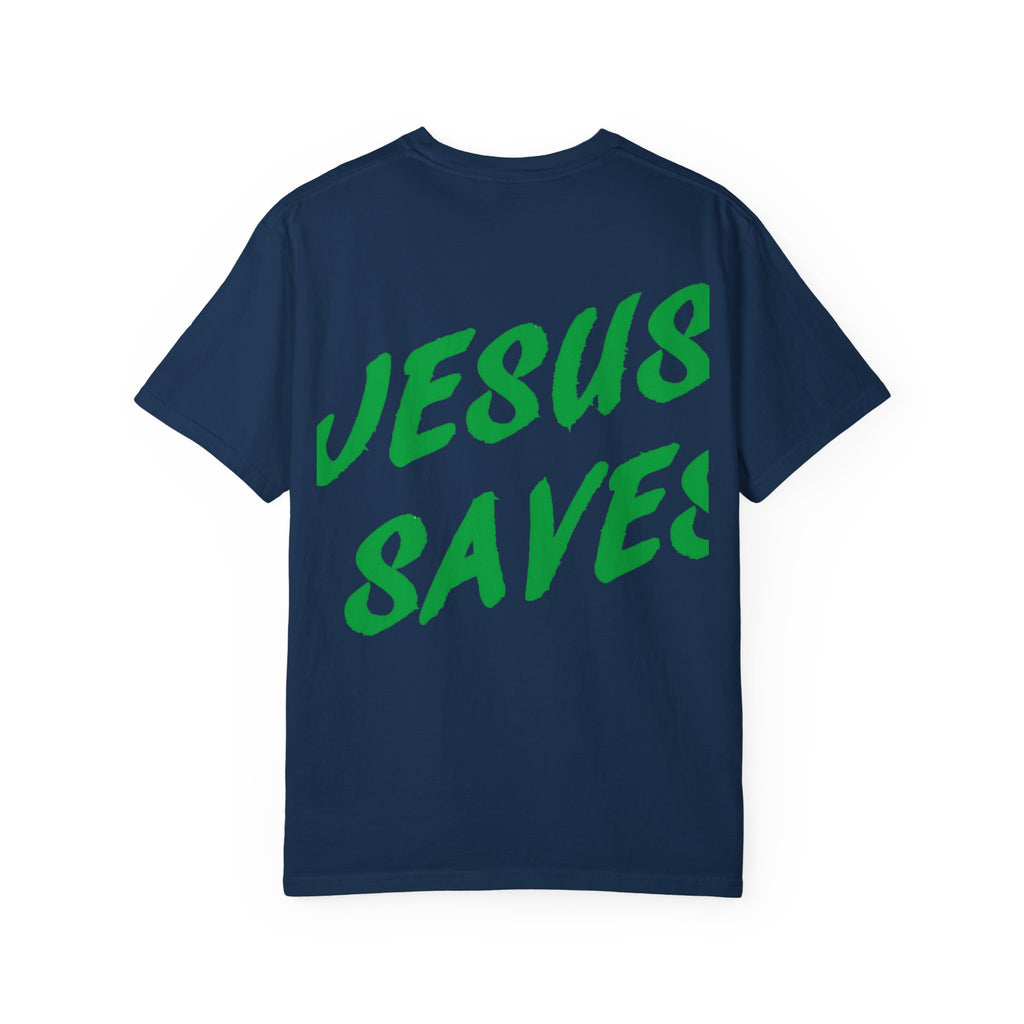 Jesus Saves T-Shirt – Bold Christian Streetwear | Faith Graphic Tee | Religious Gift for Believers