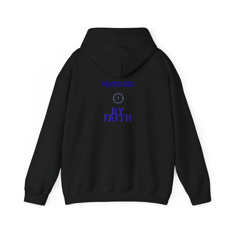 Protected by Faith Hoodie – Minimal Christian