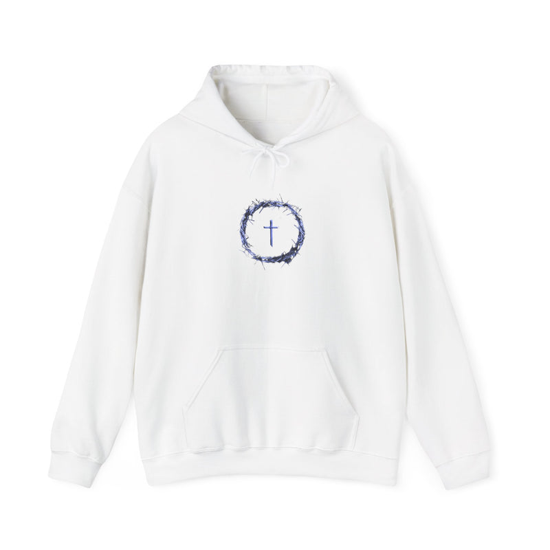 Crown of Thorns & Bible Hoodie – Christian Faith Pullover