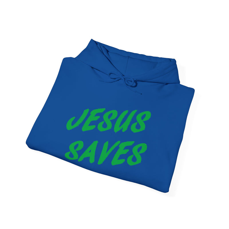 Jesus Saves Hoodie – Christian Faith Sweatshirt
